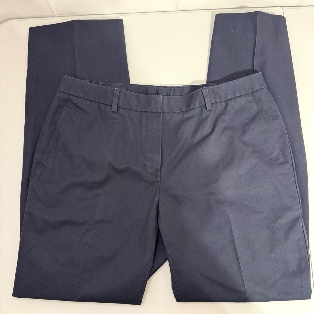 Brooks‎ Brothers Navy Advantage Chino Ankle Pants Straight Leg Womens 6